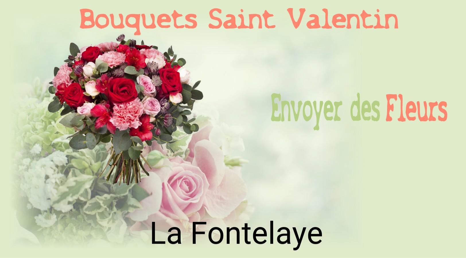 Roses de Saint-Valentin livrées à La Fontelaye